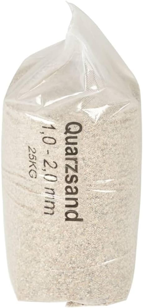vidaXL Filtersand, Poolfilter Quarzsand für Poolreinigung, Geruchloser Sand für Filteranlagen, Filte