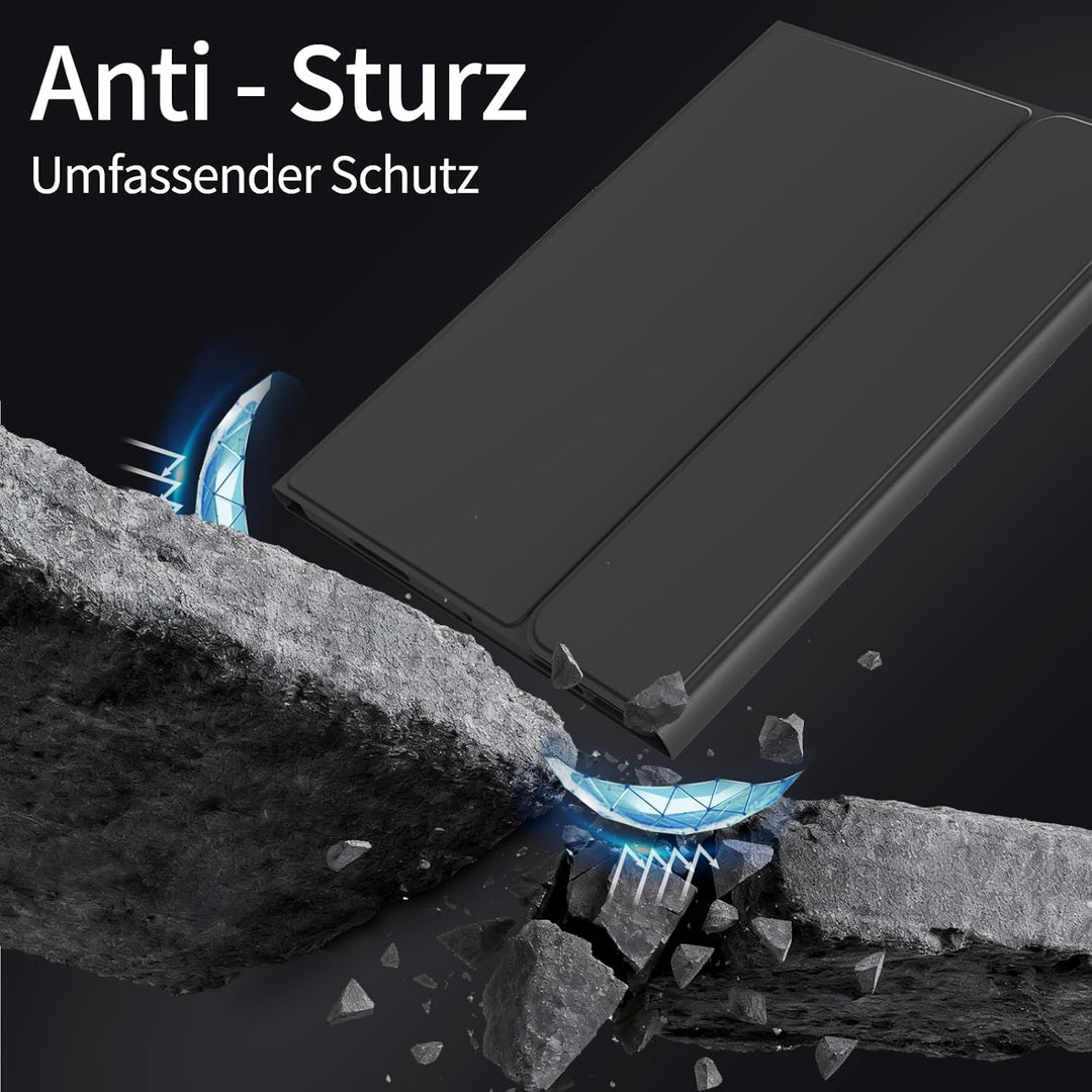 Hülle mit Tastatur für iPad Air 11 Zoll 2026/2025/2024, für iPad Air 10,9 2022/2020 5./4. Generation