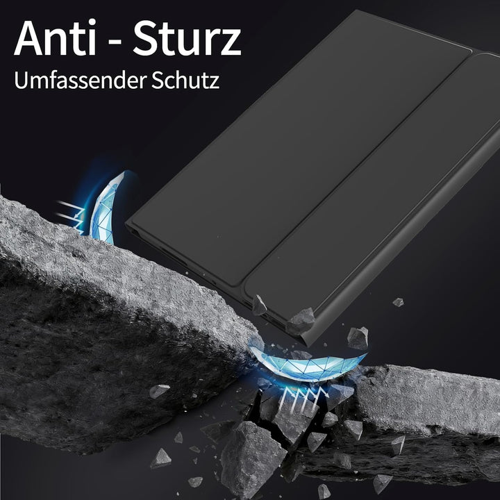 Hülle mit Tastatur für iPad Air 11 Zoll 2026/2025/2024, für iPad Air 10,9 2022/2020 5./4. Generation