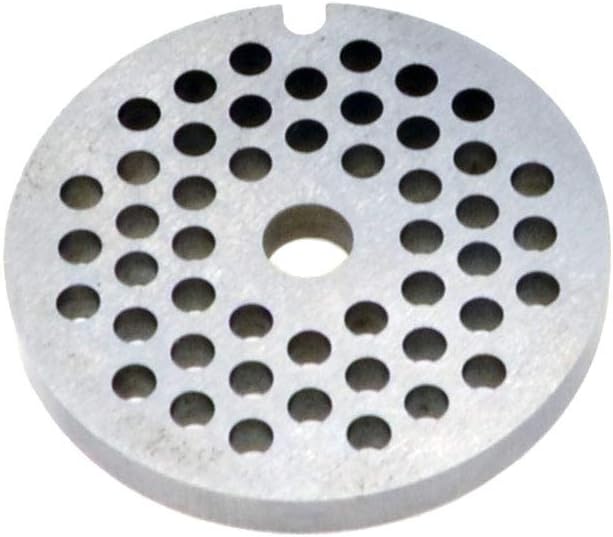 Wessper Lochscheibensatz für alle Fleischwolf Grössen 5 / 4MM + 8MM und 1 zweiseitiges Kreuzmesser -