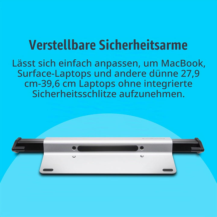 Kensington K64453WW Laptop-Locking Station 2.0 mit MicroSaver 2.0 für Apple MacBooks und ultraflache
