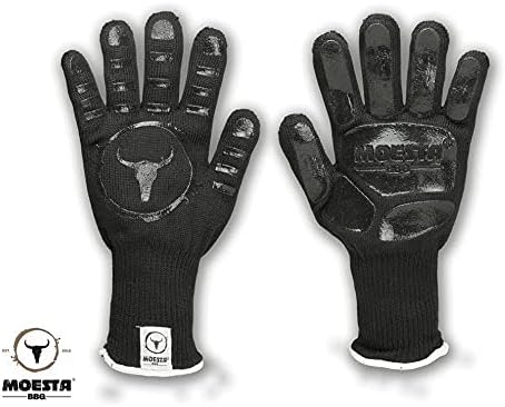 Moesta-BBQ 10375 - GrillGloves No.1 Grösse L/XL für Profis - Bis 500°C hitzebeständiger Grill- / Ofe