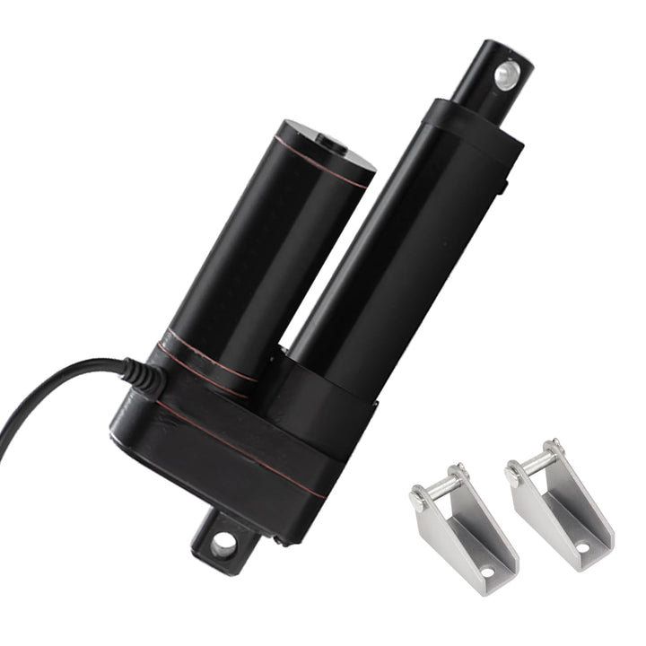 Jvnvlki 3000N 50mm Hub Linearantrieb 12V Linearmotor Linear Actuator 5mm/s Mit Montagebügeln für Sch