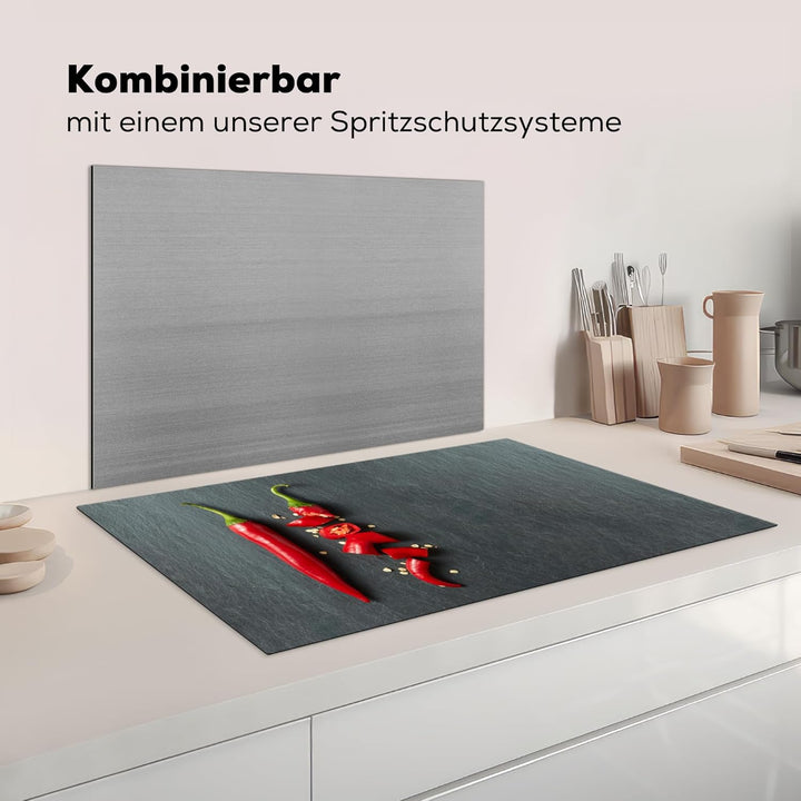 KitchenYeah© Herdabdeckplatte Einteilig Induktionsmatte Küche Abdeckung Ceranfeld Herd Abdeckplatte
