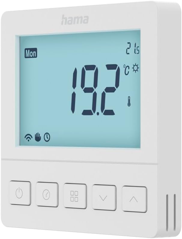 Hama Raumthermostat Fussbodenheizung (Heizkörperthermostat für Smart Home Fussbodenheizung, programm
