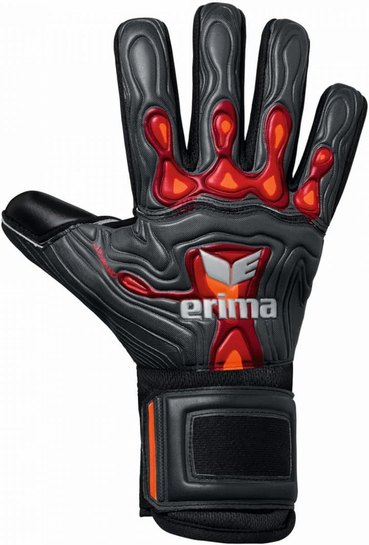 Erima Unisex Jugend Flex-ray Hardground Fs Torwarthandschuh 4 fiery coral/schwarz, 4 fiery coral/sch