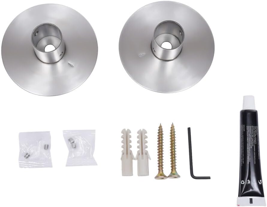 Duschvorhang Schienen Stange U-Form gebogene Toilette Badezimmer Pole Edelstahl Quadrat Duschvorhang
