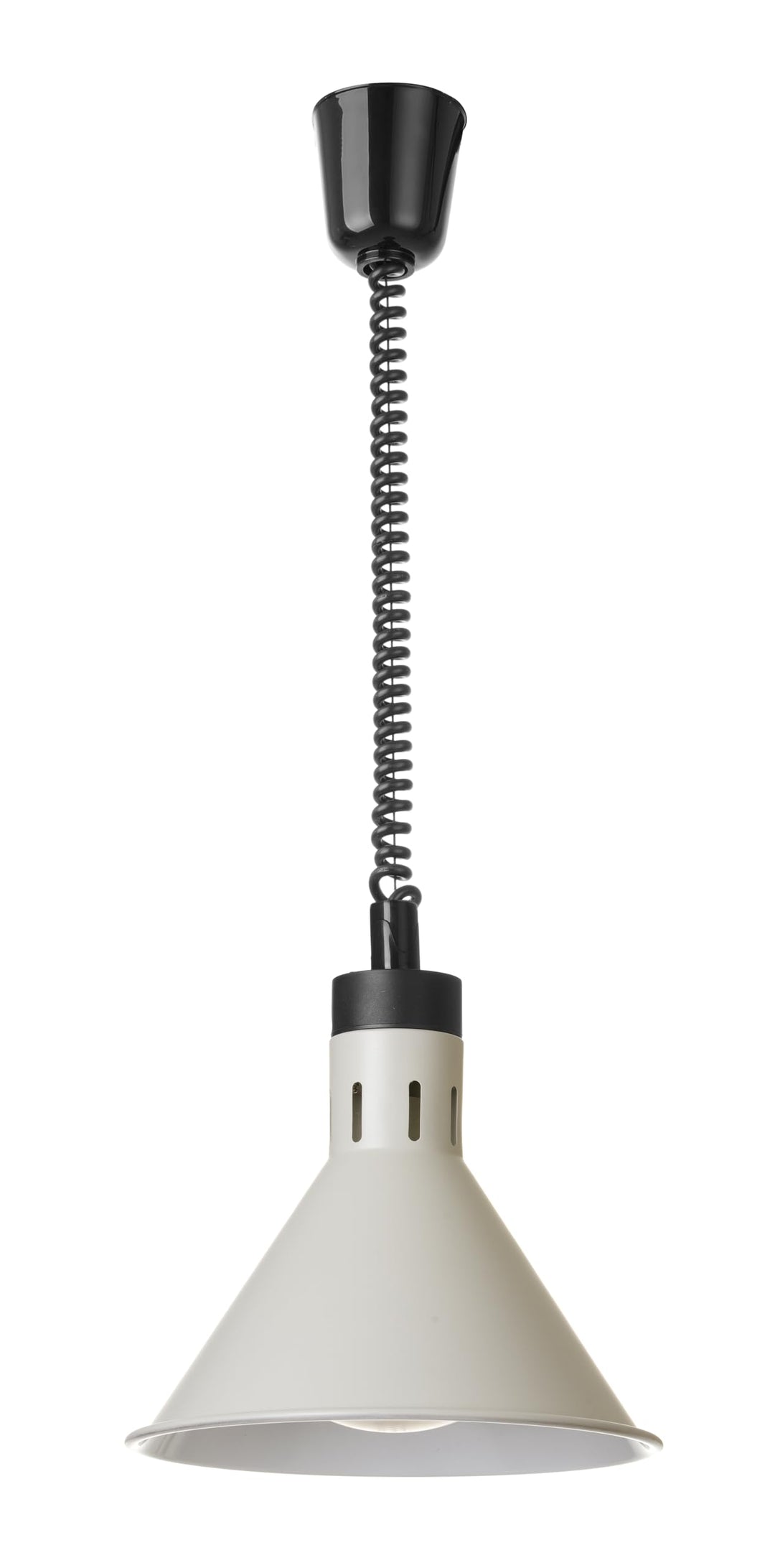 HENDI Wärmelampe, Konisch, Inkl. Bruchsicher Infrarotlampe, Höhenverstellbar, zum Warmhalten von Spe