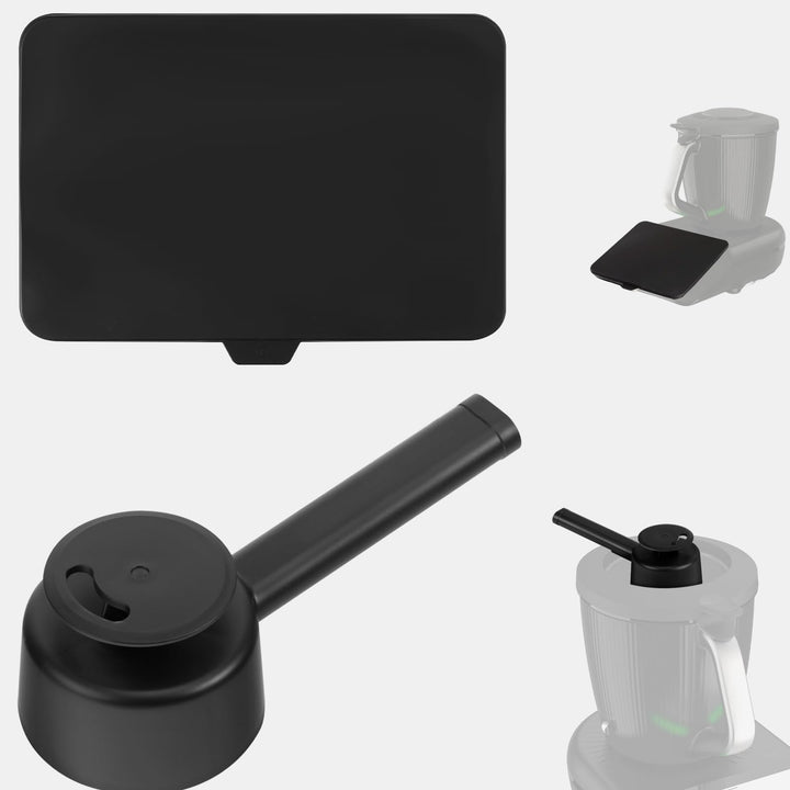 Dampfumleiter &amp; Displayschutz Set für Thermomix TM7, Drehbarer Dampfumleiter zum Schutz von Küchenwä
