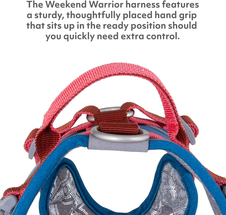 Hurtta Weekend Warrior ECO Warming Hundegeschirr, wärmend, Brustgeschirr für grosse Hunde, Blaubeere