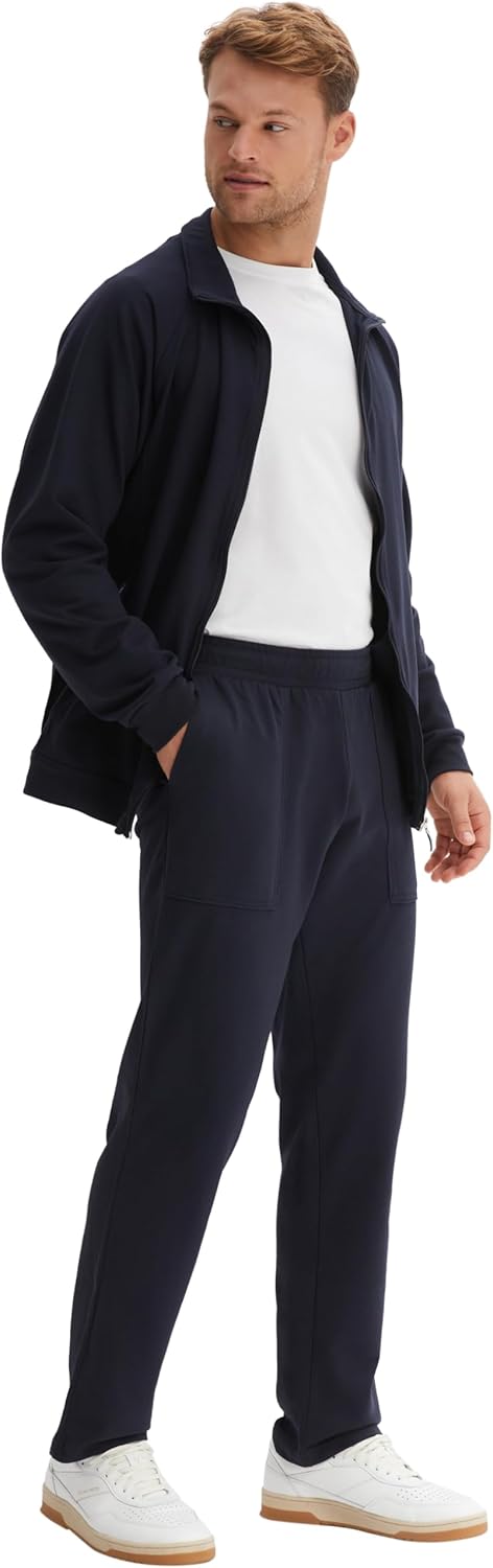 Morgenstern Herren Hausanzug - Trainingsanzug - Sportanzug - Baumwolle - Komplett XXL Blau, XXL Blau