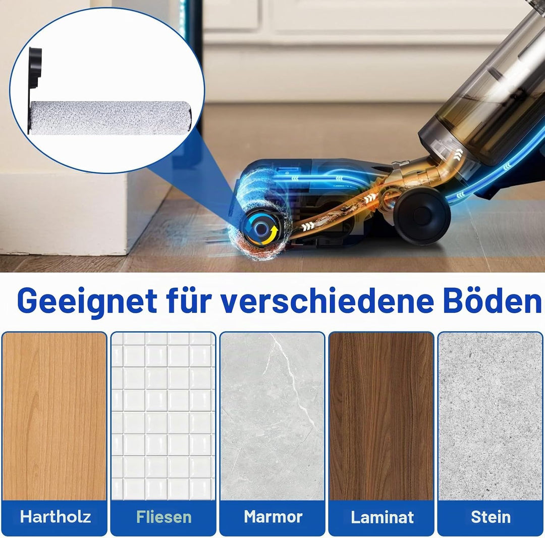 Rollenbürste und Filter Zubehörset für JONR ED12 Staubsauger, für Eureka NEW430 Nass Trockensauger,