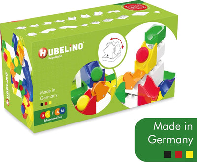 Hubelino 420497 Weiche Erweiterung (43-teilig) Kugelbahn, Mehrfarbig