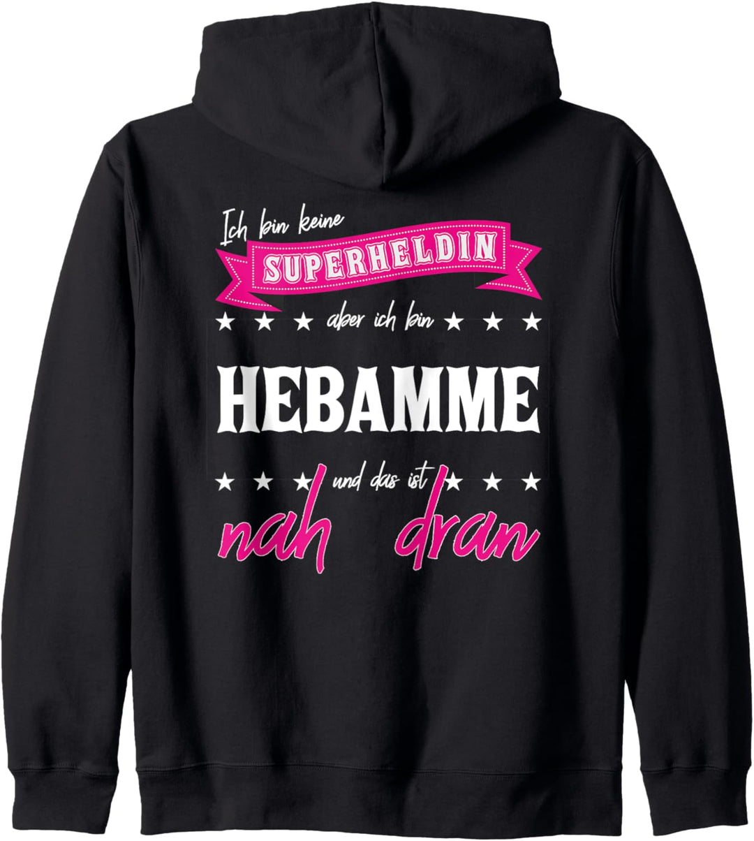 Freizeitjacke und Geschenk für die Hebamme Kapuzenjacke