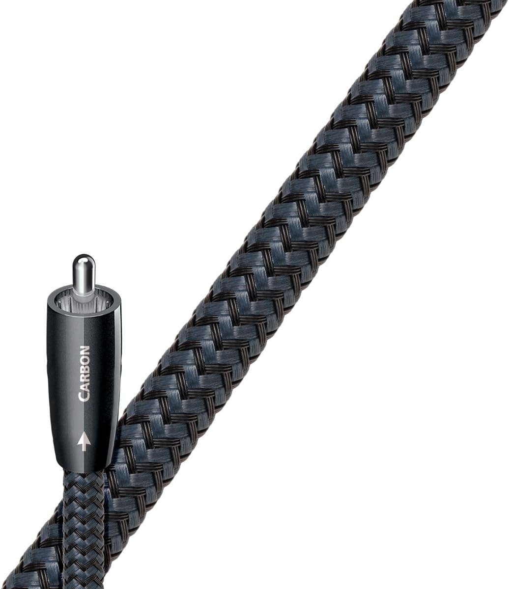 AudioQuest 3m Coax Carbon Koaxialkabel Schwarz – Koaxialkabel (3 m, Stecker/Stecker, Schwarz, 75 Ohm