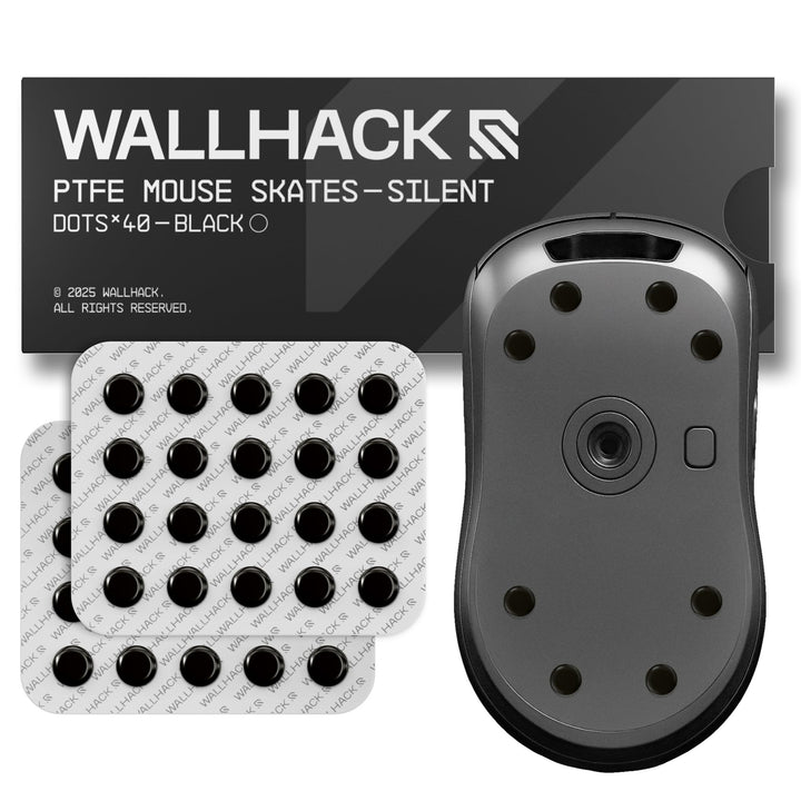 Wallhack PTFE Maus Dot-Skates Still | Universale Premium Skates für Gaming Mäuse | Ultra-Glattes Gle