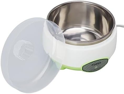 AUNMAS Joghurtbereiter Maschine, 12x16cm 15W Joghurt-Maschine aus Edelstahl für selbstgemachten DIY-