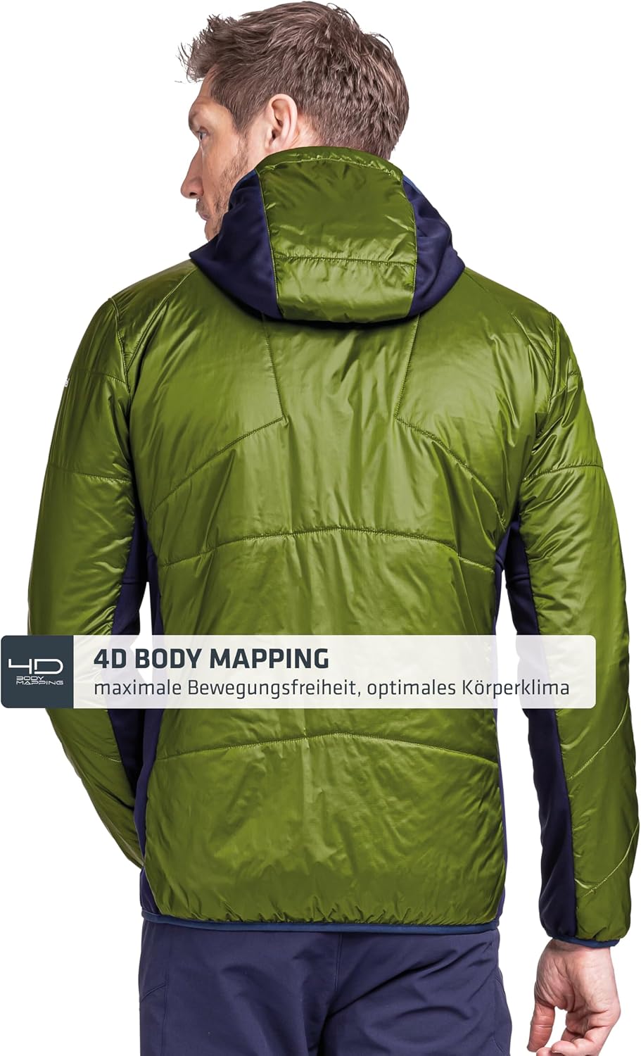Schöffel Herren Hybrid Jacket Stams M, Wasserabweisende, atmungsaktive Outdoorjacke, Funktionsjacke