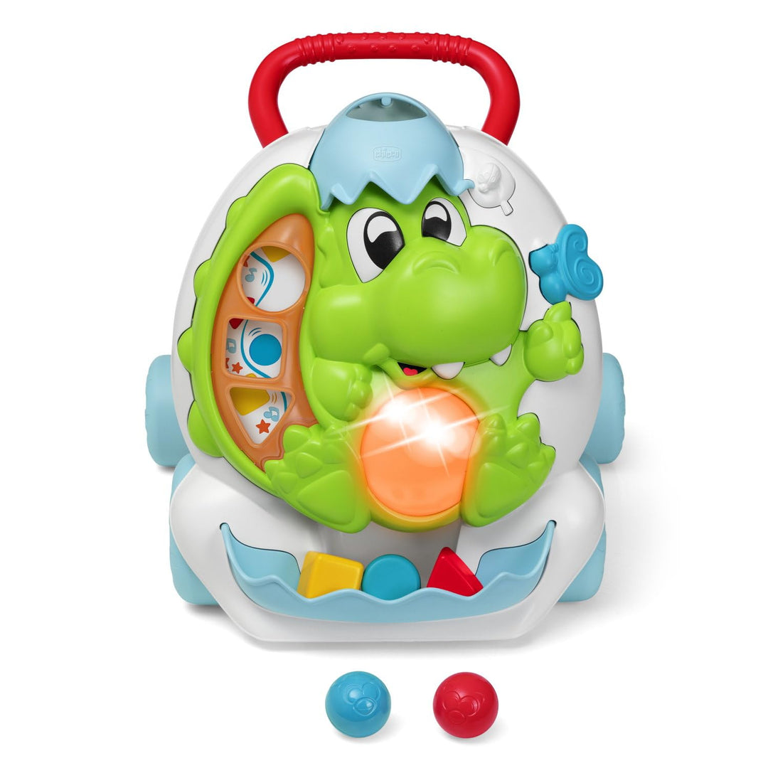 Chicco Dino Lauflerner First Steps, süsser Dinosaurier geformt Toddler's First Steps mit elektronisc