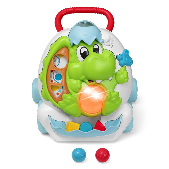 Chicco Dino Lauflerner First Steps, süsser Dinosaurier geformt Toddler's First Steps mit elektronisc