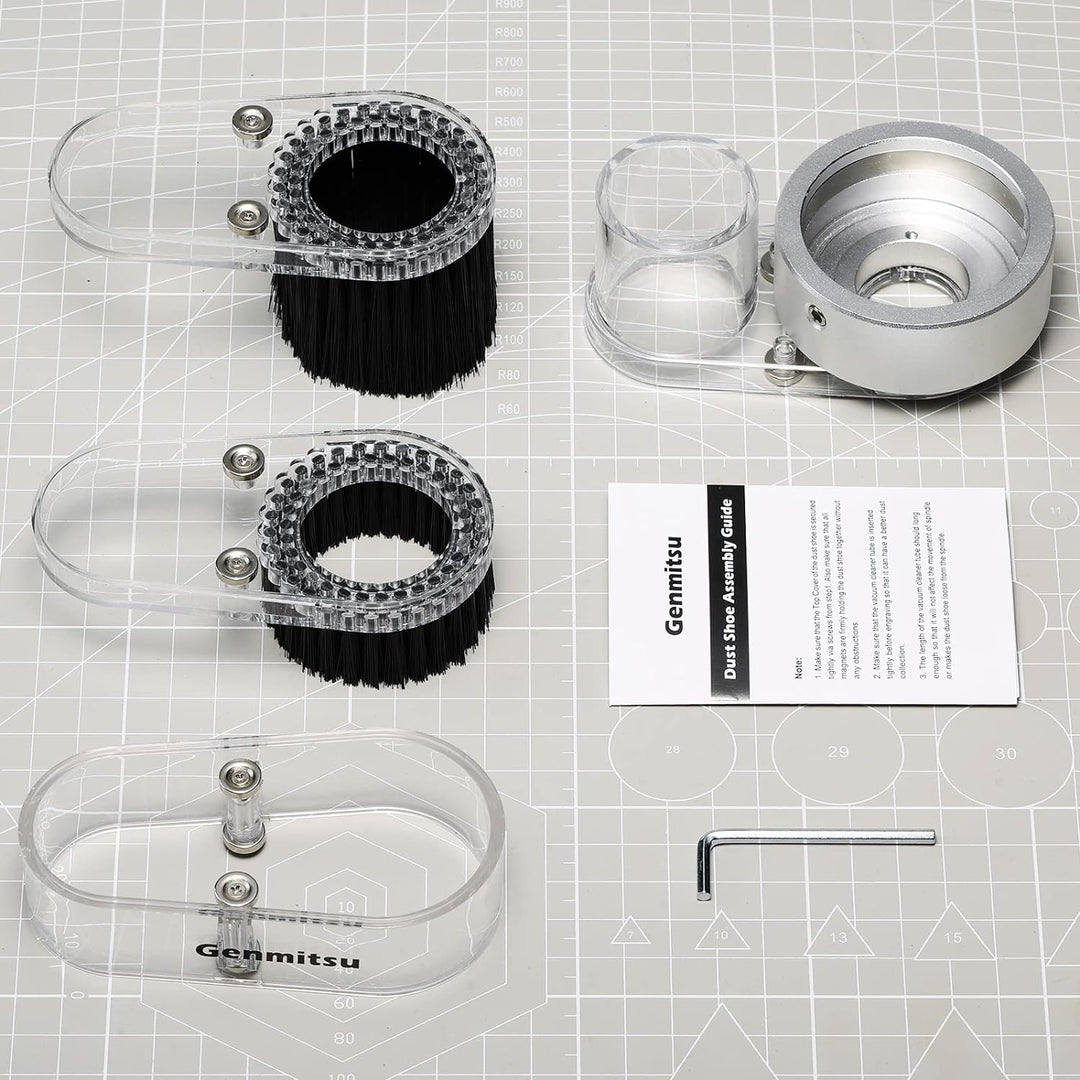 Genmitsu CNC ABS Staubschutzschuh für CNC Maschinen mit einem 52mm Durchmesser Motor, für die meiste