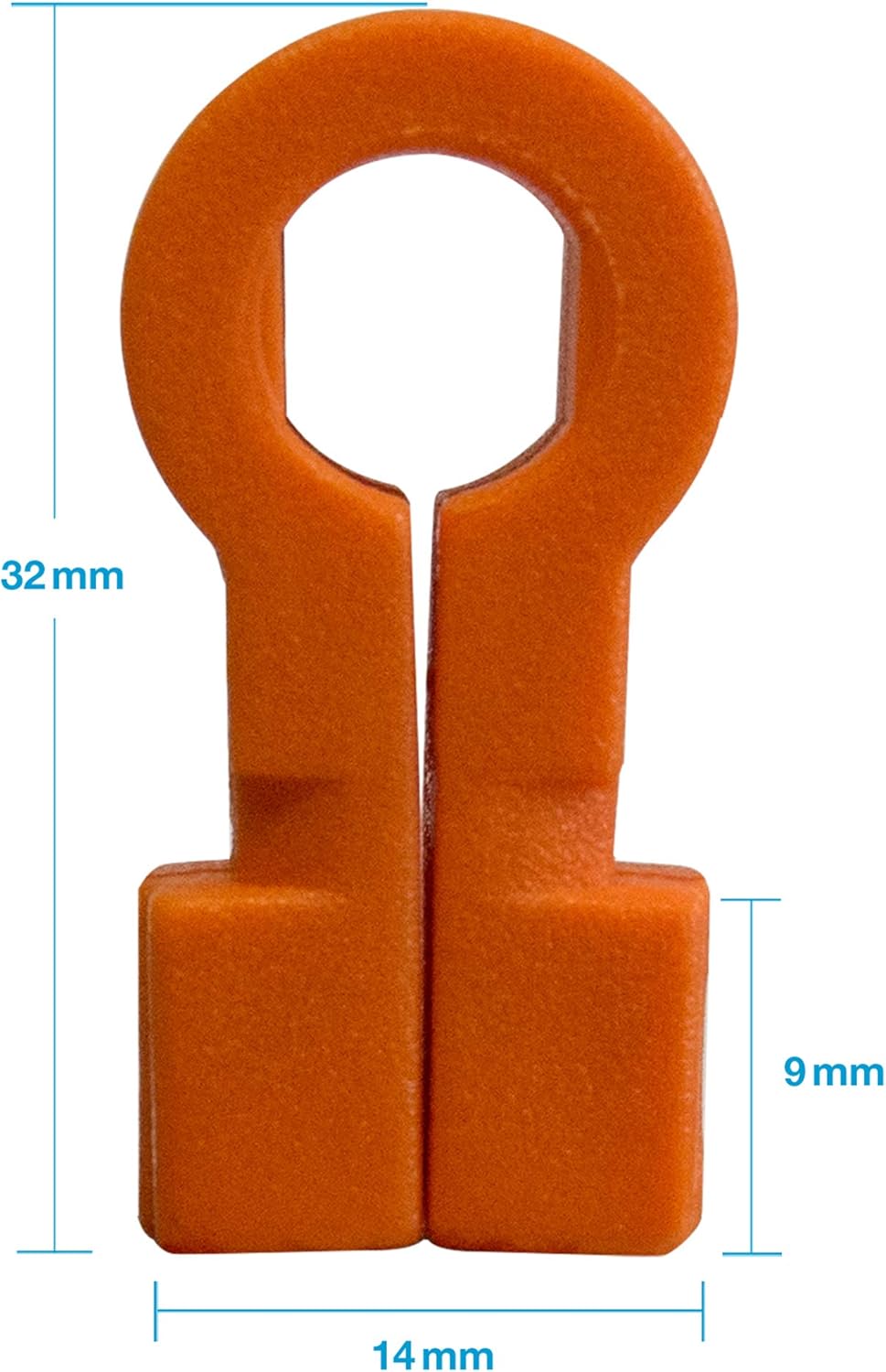 Grevinga Netzhaken orange für Fussballtore 50er SET, 50er SET