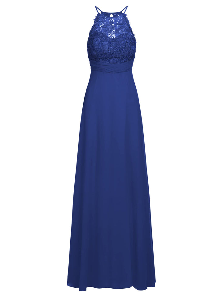 Damen Apart Abendkleid aus Chiffon und Spitze Special Occasion Dress, S Royal