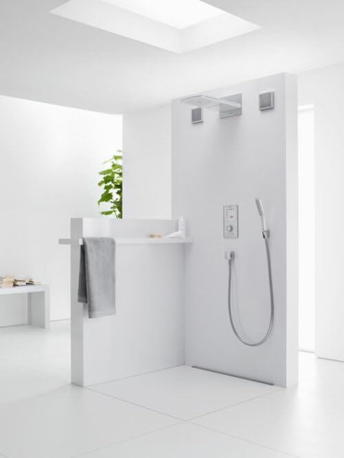 hansgrohe Raindance Rainfall Duschkopf, Kopfbrause mit 2 Strahlarten ohne Beleuchtung, Chrom