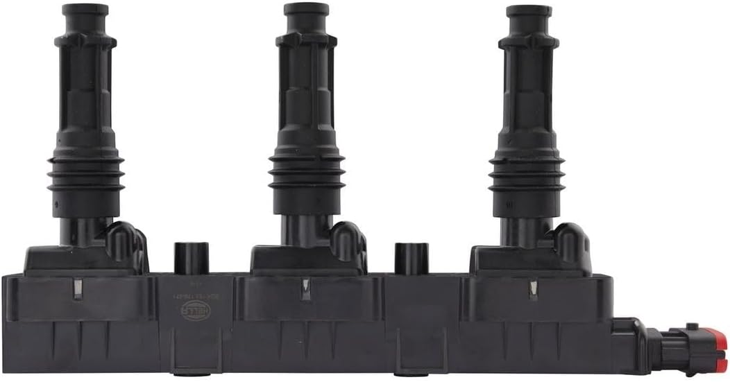 HELLA 5DA 193 175-471 Zündspule - 12V - 5-polig - inkl. Zündkerzenstecker - geschraubt