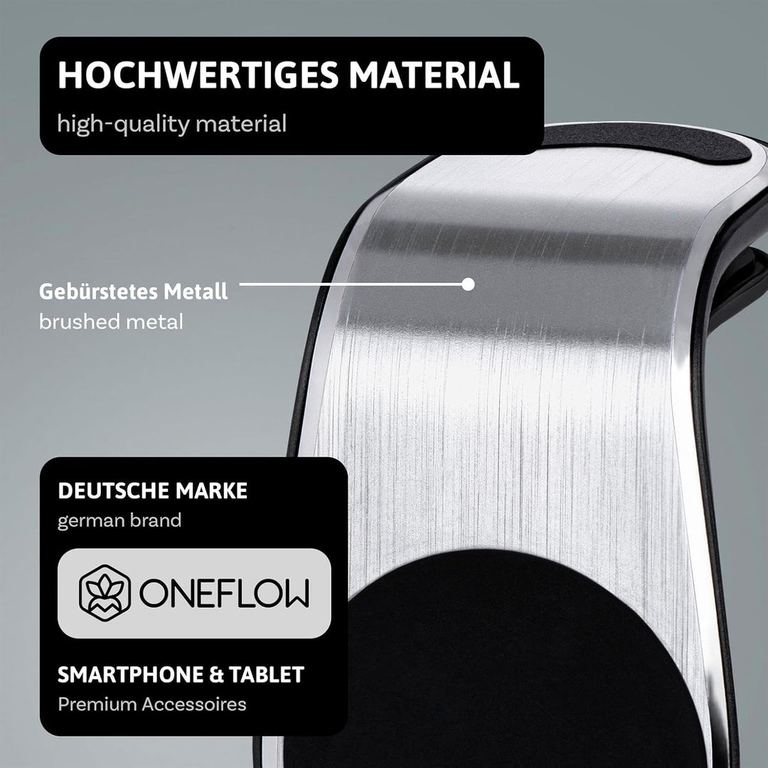 ONEFLOW Car Flex Grip für Samsung Galaxy, Apple iPhone, Huawei, Sony, usw. – Auto Handyhalter für da