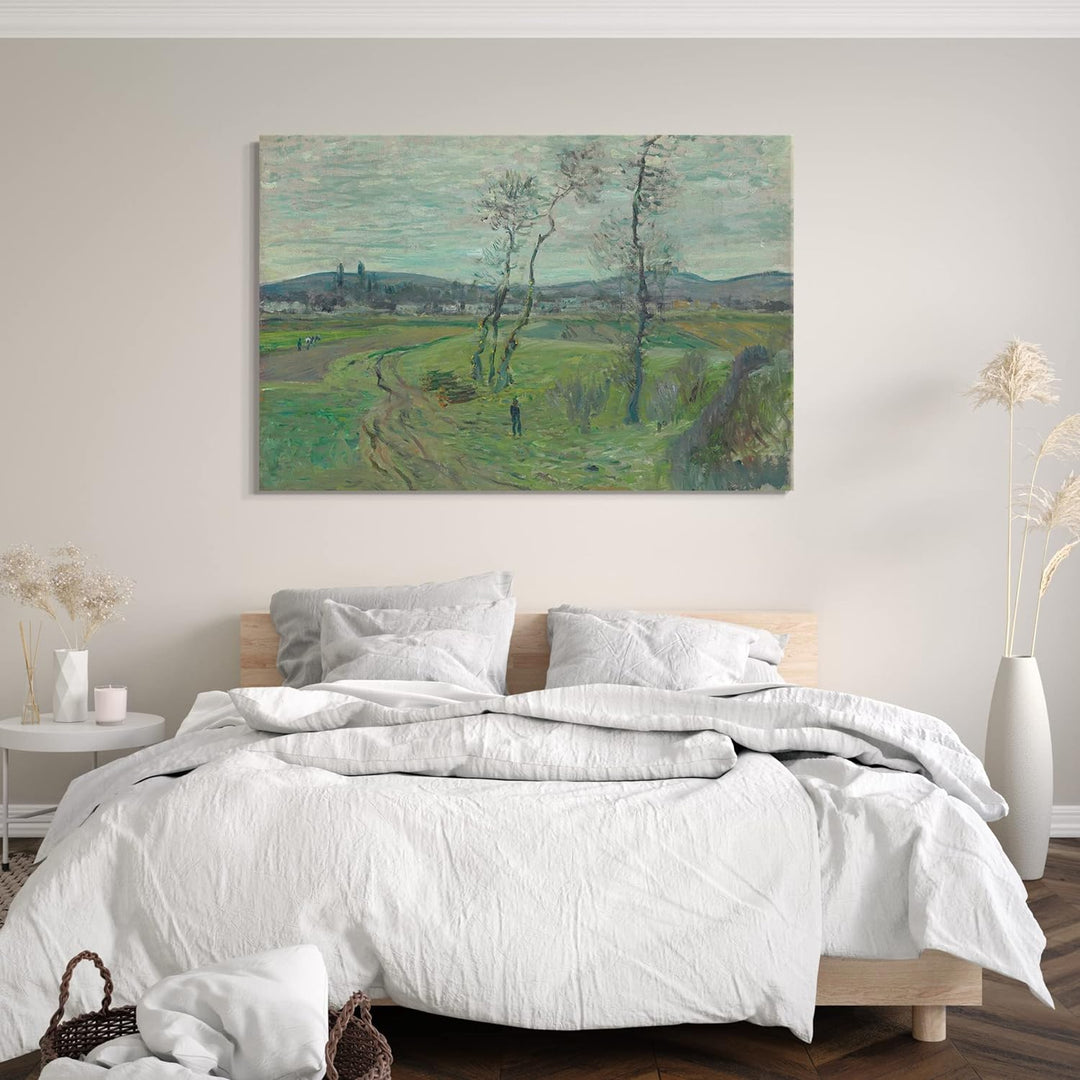 Leinwand (80x60cm): Claude Monet - Die Plaine de Gennevilliers 80x60 cm, 80x60 cm