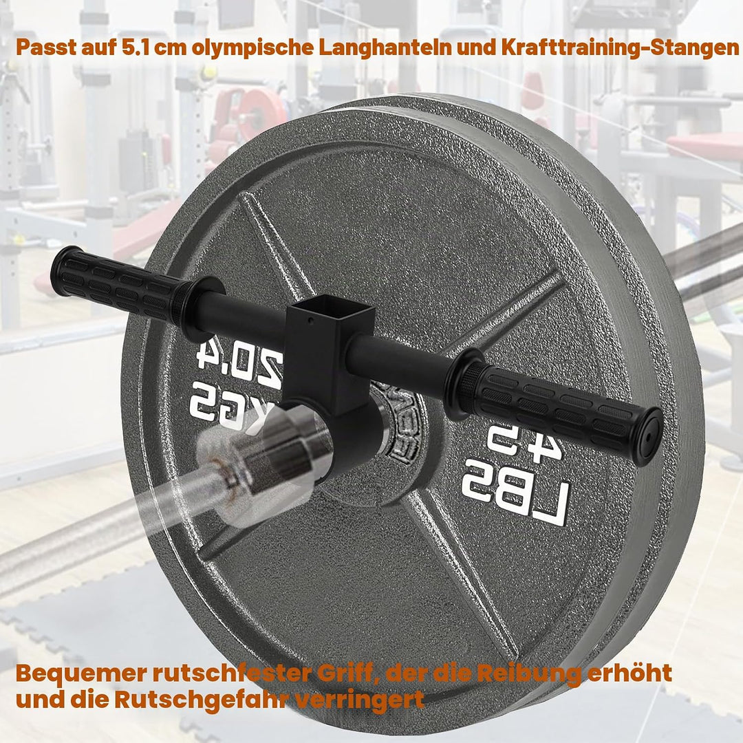 T Bar Row Langhantelgriff, T Bar Landmine Griff Befestigung für Olympische Langhantelstange, Landmin