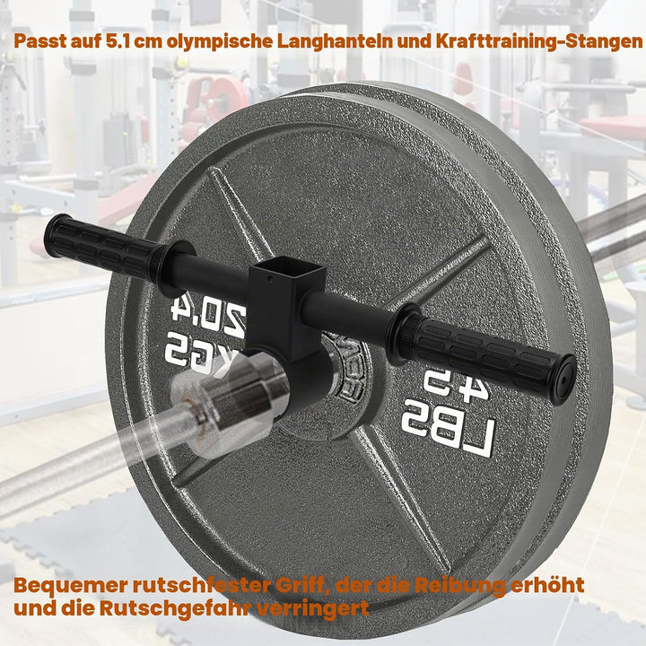 T Bar Row Langhantelgriff, T Bar Landmine Griff Befestigung für Olympische Langhantelstange, Landmin