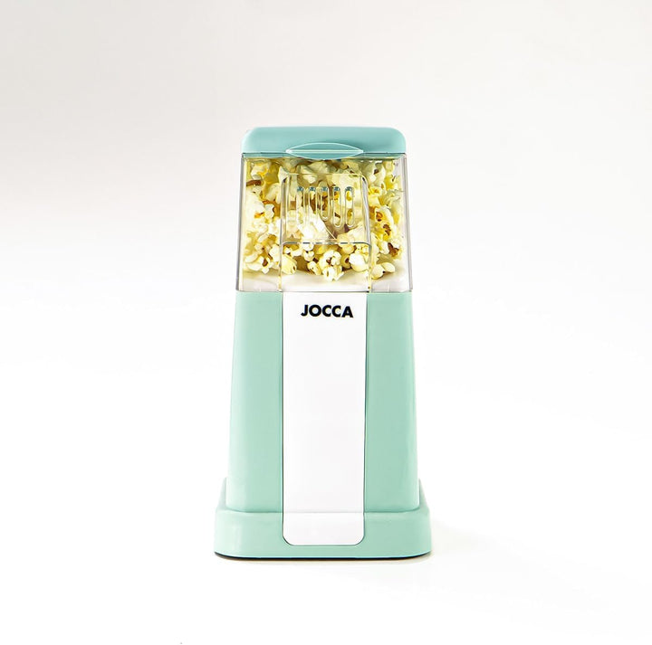 Jocca Popcorn-Maker Funny Cooking Türkis | Popcorn ohne Öle | 3 Minuten fertig | kompakt und einfach