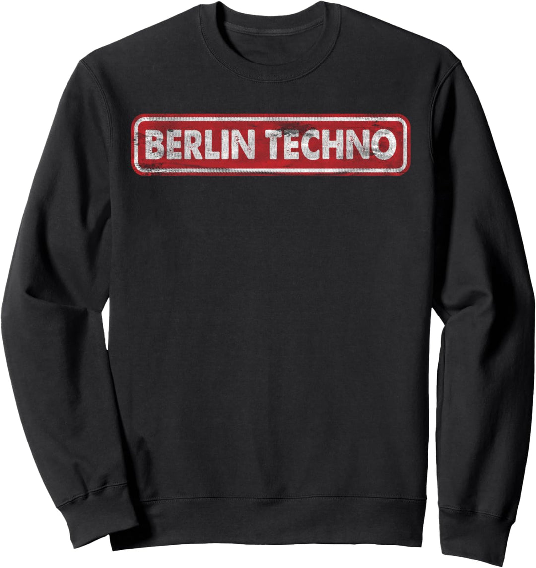 Berliner Techno-Shirt Vintage German Rave Sweatshirt