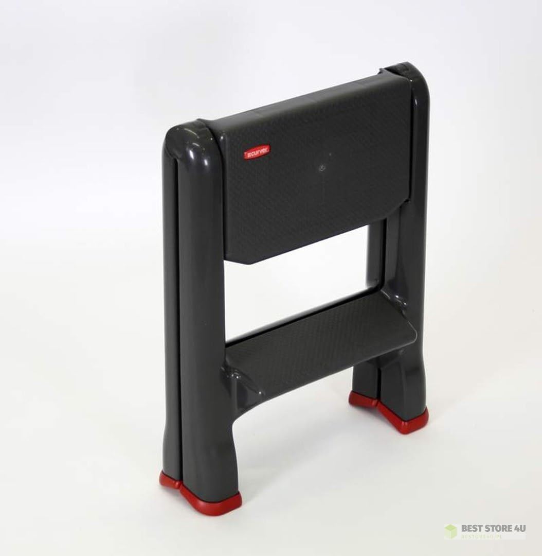 Rubbermaid 4209 Ct9 A Bottomline EZ Schritt 2-stufigen Klapphocker, 2, grau