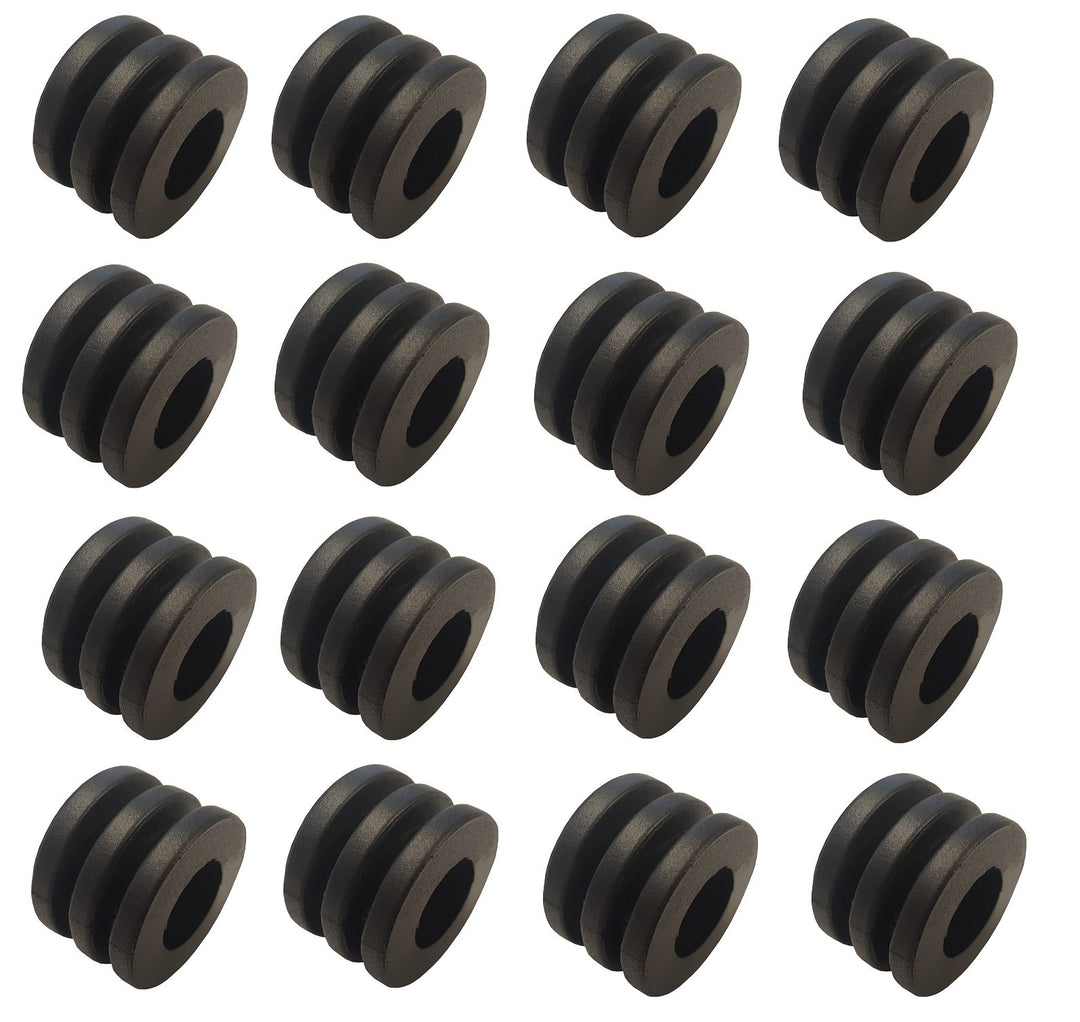 1a-sports Set 16x Kicker Kickertisch Gummipuffer für 16 mm Stangen von Charlsten
