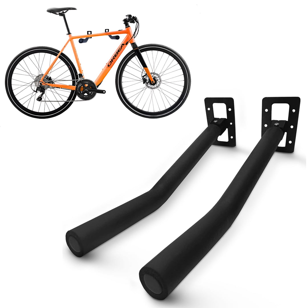Lanco Fahrrad Wandhalterung klappbar bis 25 kg – Platzsparende Fahrradhalterung Wand für E-Bike, MTB