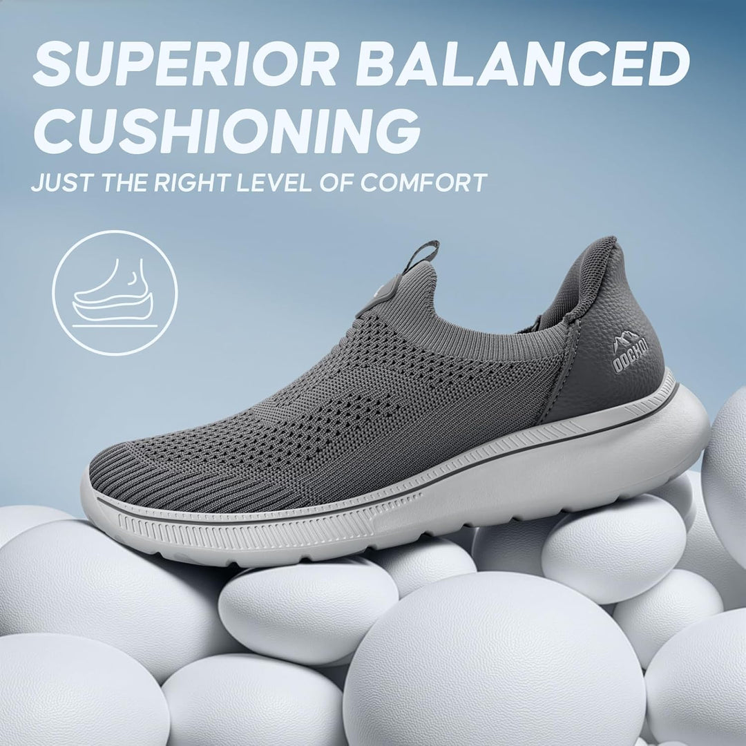 Sneaker Herren Ohne Schnuersenkel Slip-on Schuhe Mesh Atmungsaktiv Leicht Laufschuhe Sportschuhe Beq