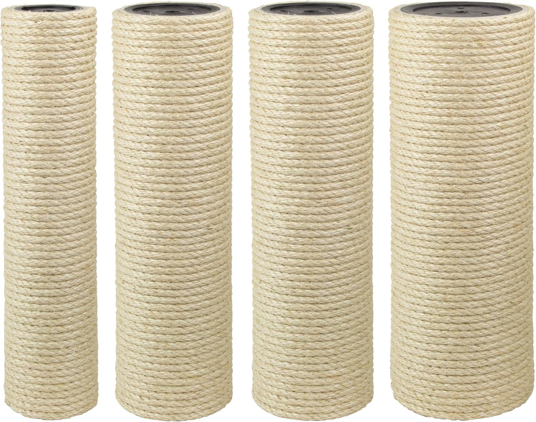 Kratzbaumland 15 cm Deluxe-Sisalstamm mit 8 mm Sisalseil Länge: 39 cm/Gewinde: 10 mm (M10) Länge: 39