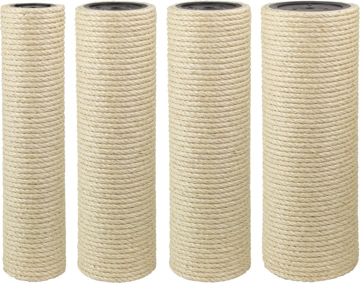 Kratzbaumland 15 cm Deluxe-Sisalstamm mit 8 mm Sisalseil Länge: 39 cm/Gewinde: 10 mm (M10) Länge: 39