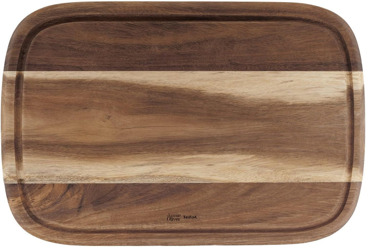 Jamie Oliver by Tefal K26809 Schneidebrett Gr. M | 37,4 x 25,1 x 2,2 cm | Akazienholz | FSC-zertifiz