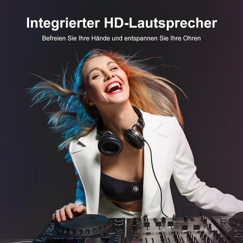 64GB MP3 Player, Bluetooth 5.3 HiFi Music Player, 2.4-Zoll Touchscreen MP3 Player mit Lautsprecher R