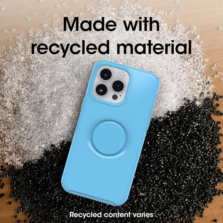 OtterBox iPhone 14 Pro (nur) Otter + Pop Symmetry Series Clear Case – You Cyan This (Blau), integrie