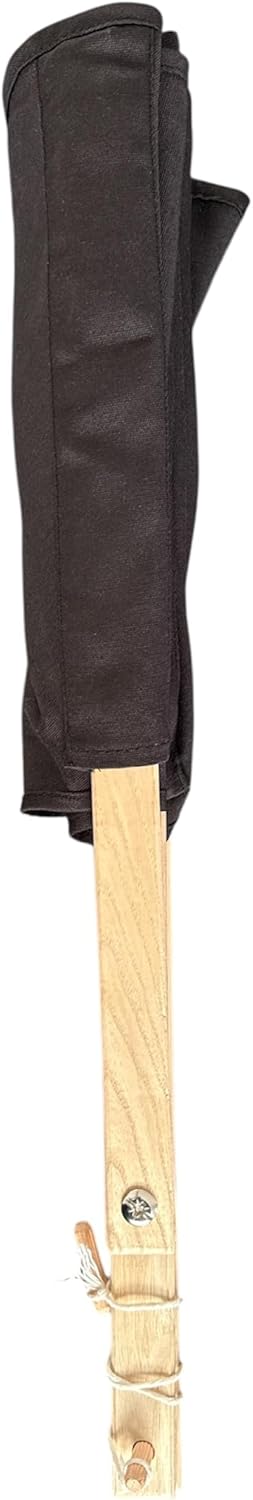 Sauna Fächer – Grosser Saunafächer 80 cm – Handgemachter Aufgussfächer zur Wärmeverteilung – aus Esc