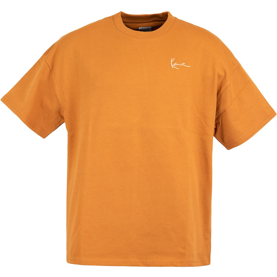 Karl Kani Chest Signature Heavy T-Shirt M Cognac, M Cognac
