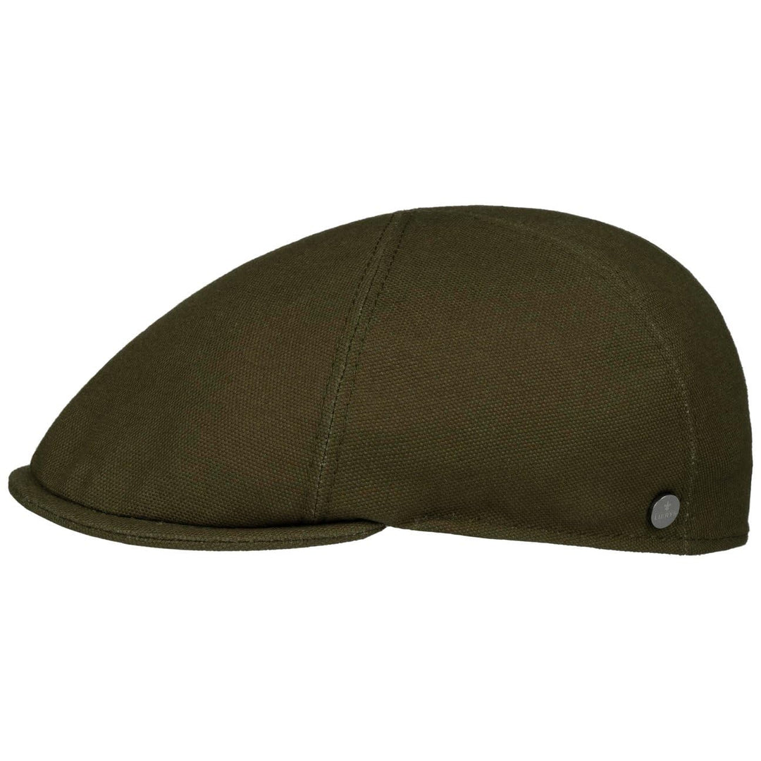 LIERYS Uni Cotton Flatcap - Klassische Form - Schiebermütze mit Stretchfutterband - Herren - Frühjah
