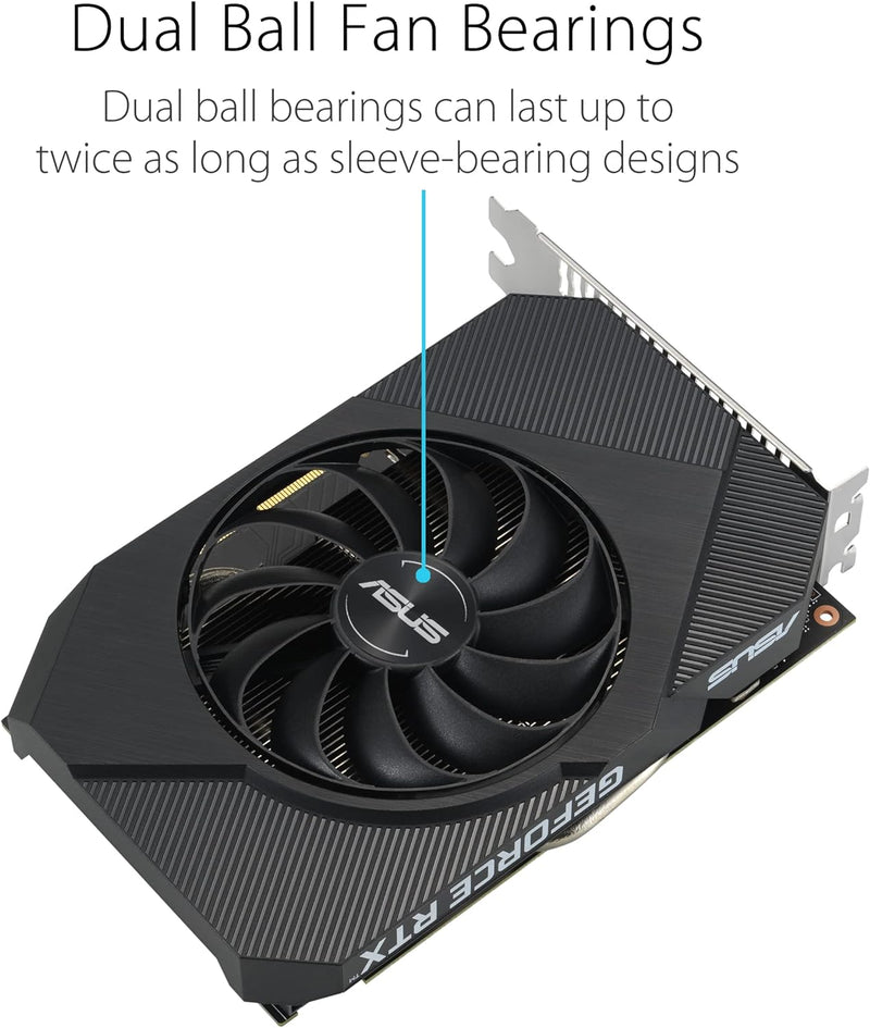 ASUS Phoenix GeForce RTX 3050 8GB Gaming Grafikkarte (NVIDIA GeForce RTX 3050, PCIe 4.0, 1x HDMI 2.1