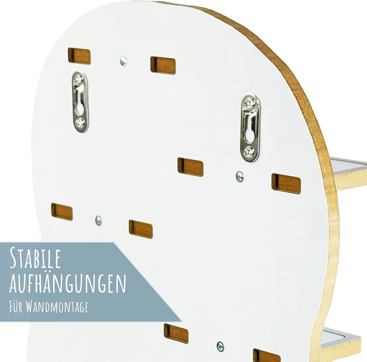 Smagnon Regal für die Toniebox und Tonie Figuren Motiv Ballon-Familie Kinderspielzeug (Nebenregal: E