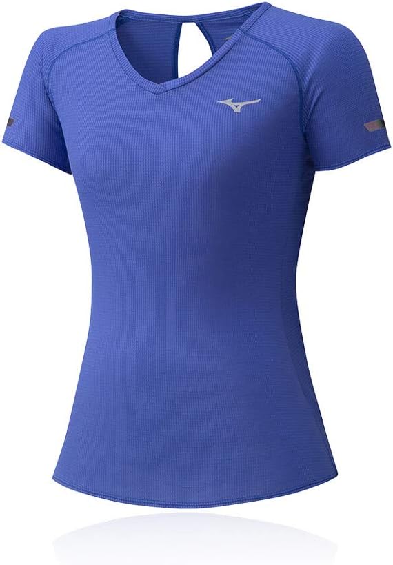 Mizuno Herren Dryaeroflow Tee ärmelloses T-Shirt S Blau (Dazzling Blue), S Blau (Dazzling Blue)